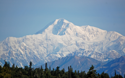 Mt Cheam with snow 