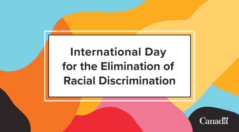 An image that reads International Day for the Elimination of Racial Discrimination.