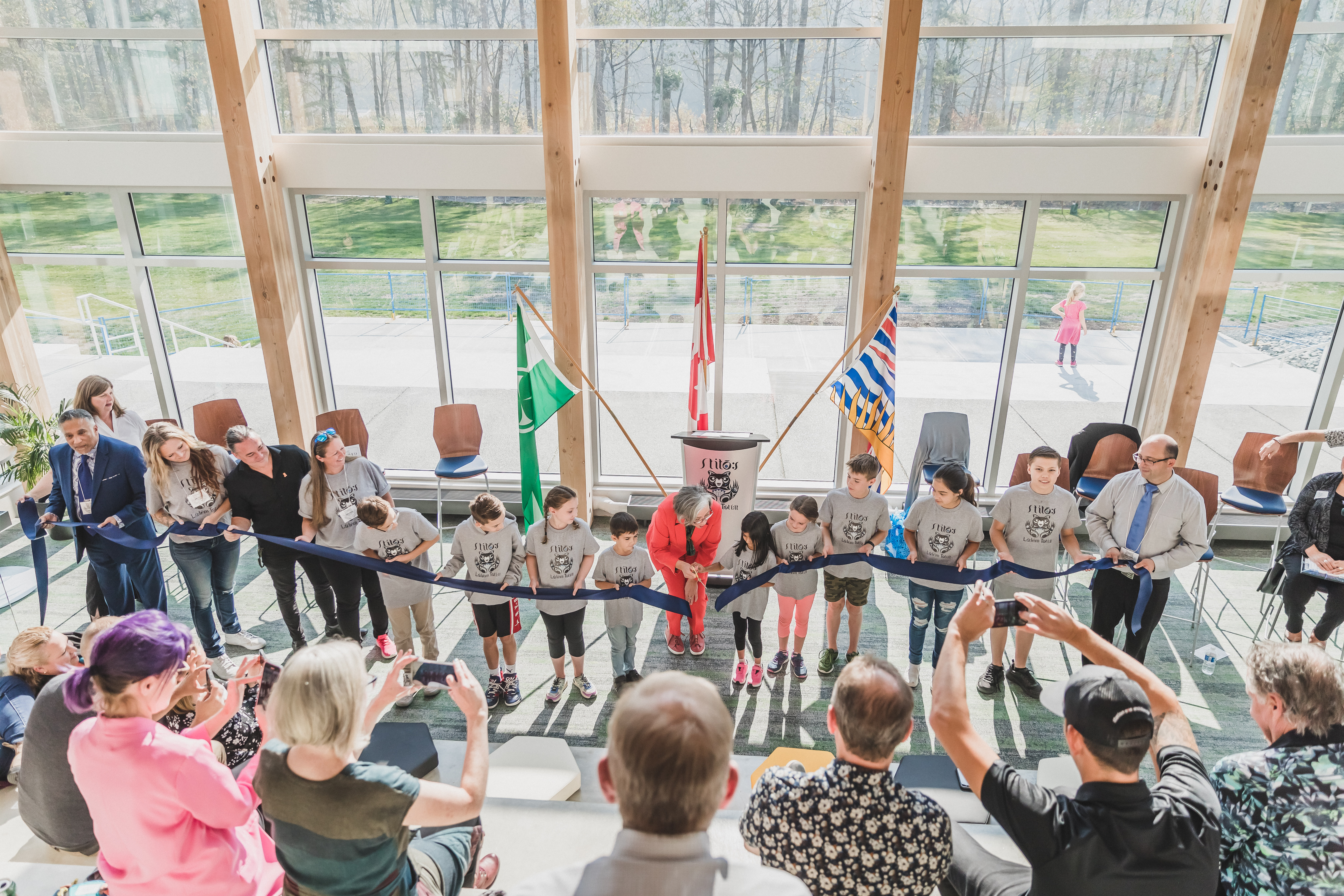 Ribbon cutting