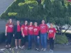 School district staff wear their red shirts for Red Shirt Day. 