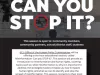 A poster that repeats information shared in this story. The headline is Misinformation: Can You Stop It? 
